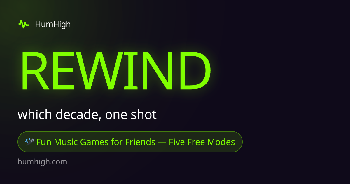 Fun Music Games — 5 Free Modes | Hum High